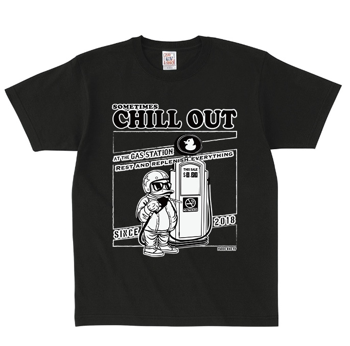チルアウトTシャツ/ブラック