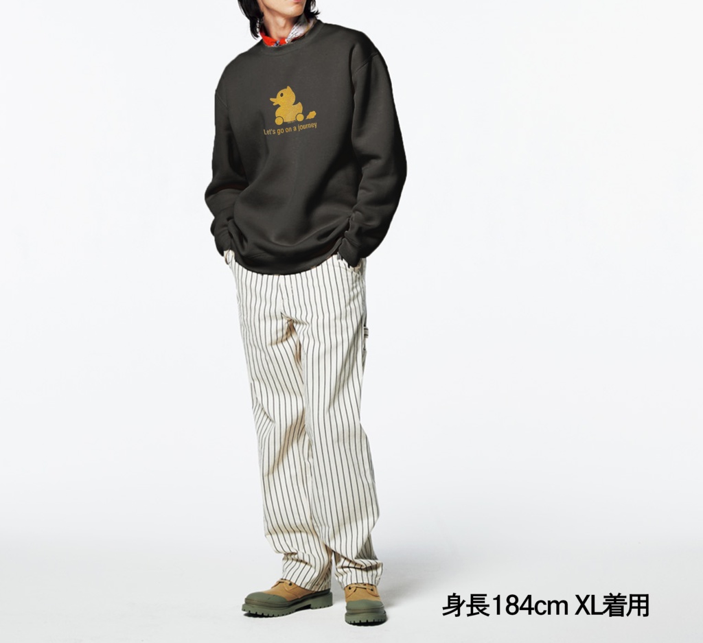 アヒルバイクスウェット