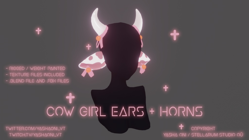 Cow girl Ears and Horns