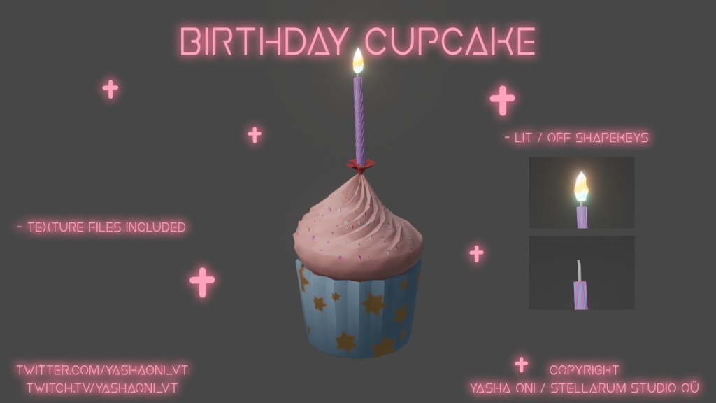 Birthday cupcake