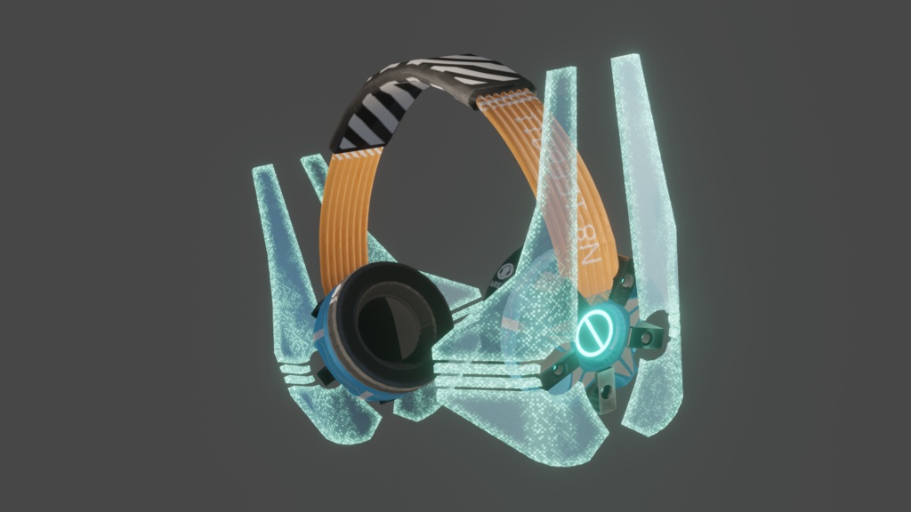 Neon headphones