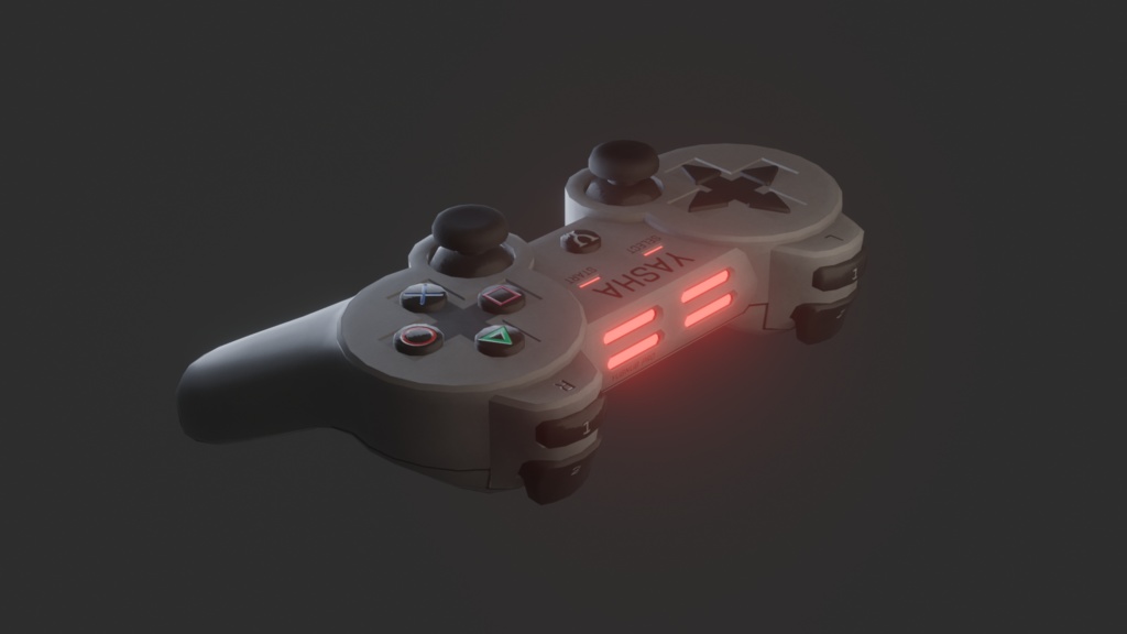 Gaming controller - .FBX , .BLEND , unitypackage