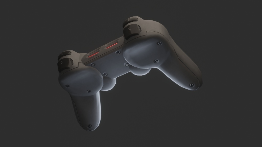 Gaming controller - .FBX , .BLEND , unitypackage