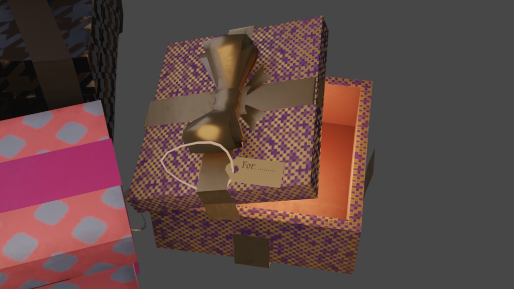 Christmas Gift Boxes! .FBX, .blend, unitypackage files