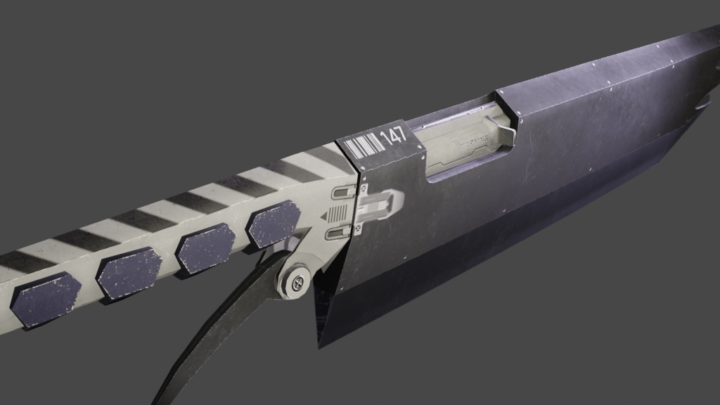 Vtuber / Vrchat model + Gunblades! - .FBX, .blend, unitypackage, .vsfavatar