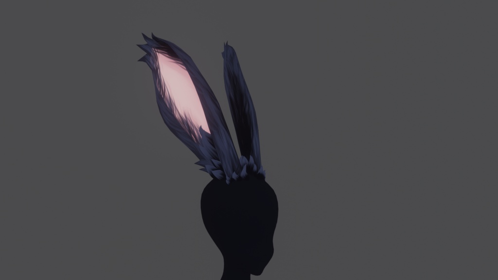 The "V" Bunny ! - .FBX, .blend, .unitypackage