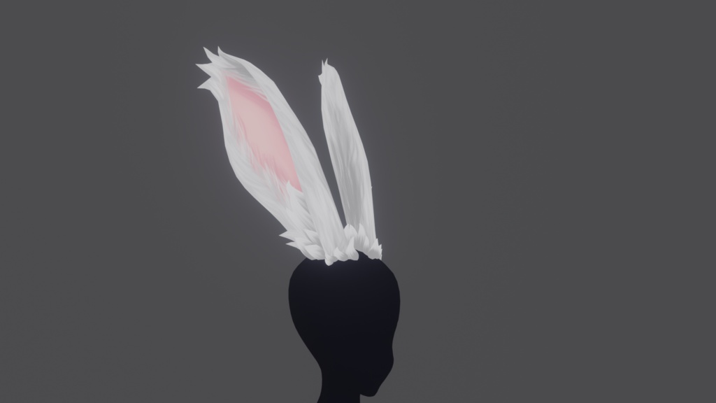 The "V" Bunny ! - .FBX, .blend, .unitypackage