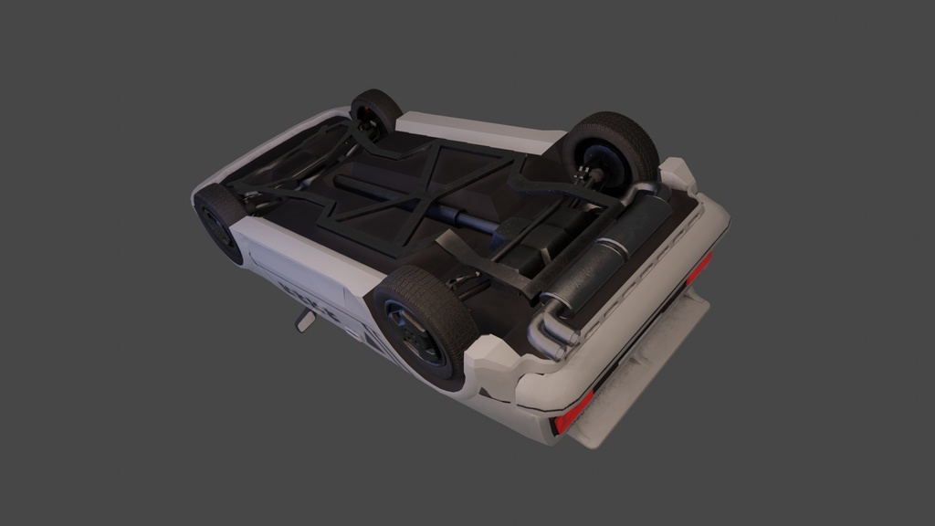 Toyota MR2 !! - Rigged! .FBX, .blend, .unitypackage