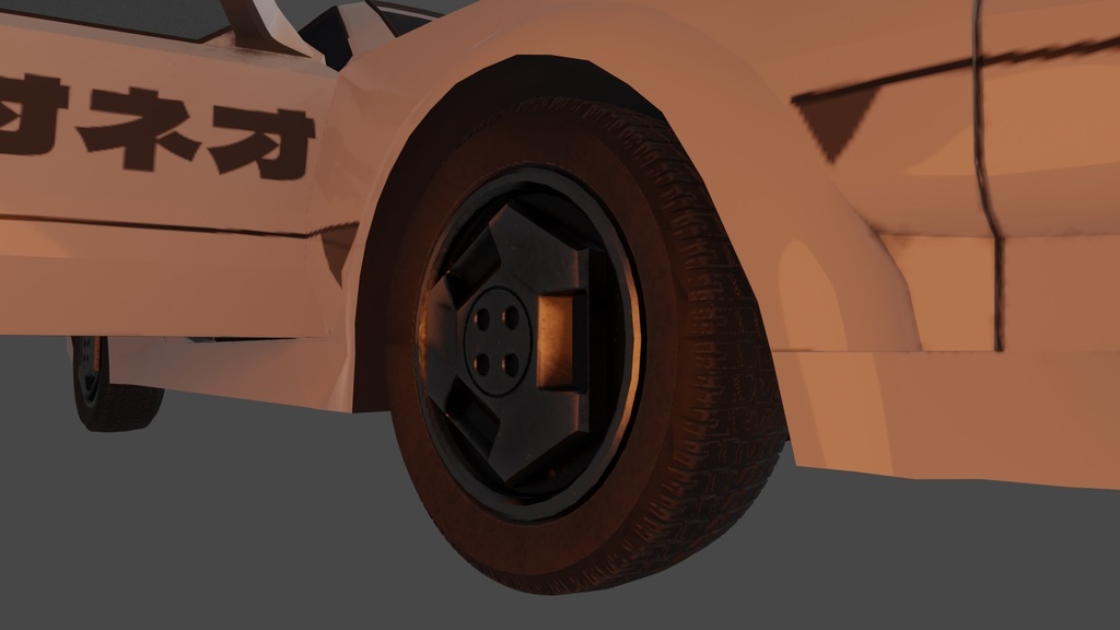 Toyota MR2 !! - Rigged! .FBX, .blend, .unitypackage