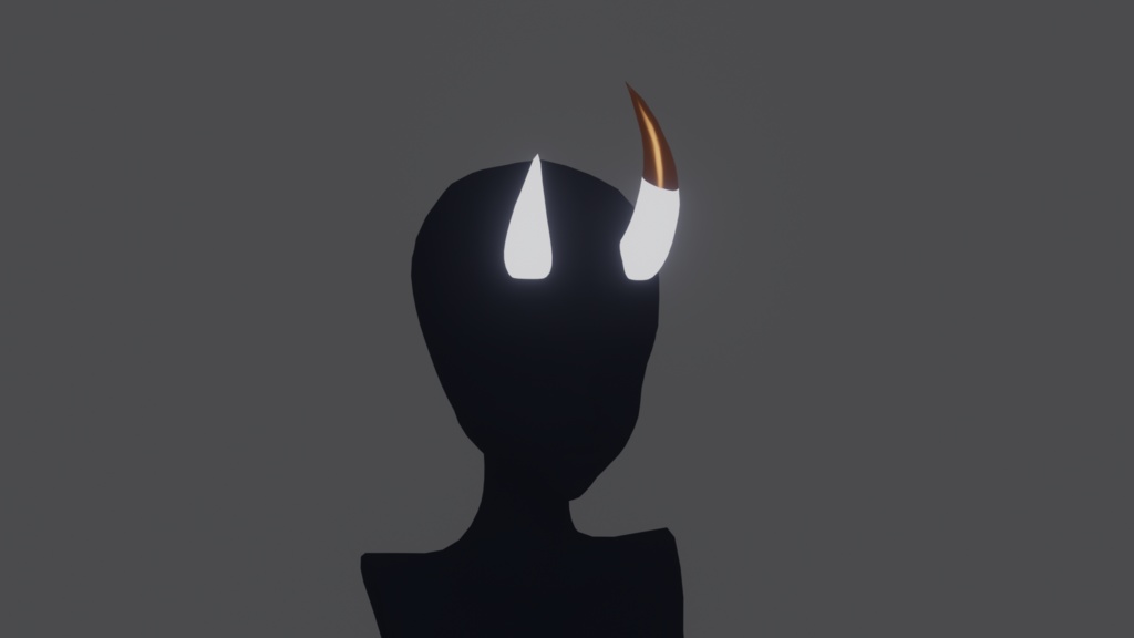 Glow Horns - .FBX, .blend, unitypackage