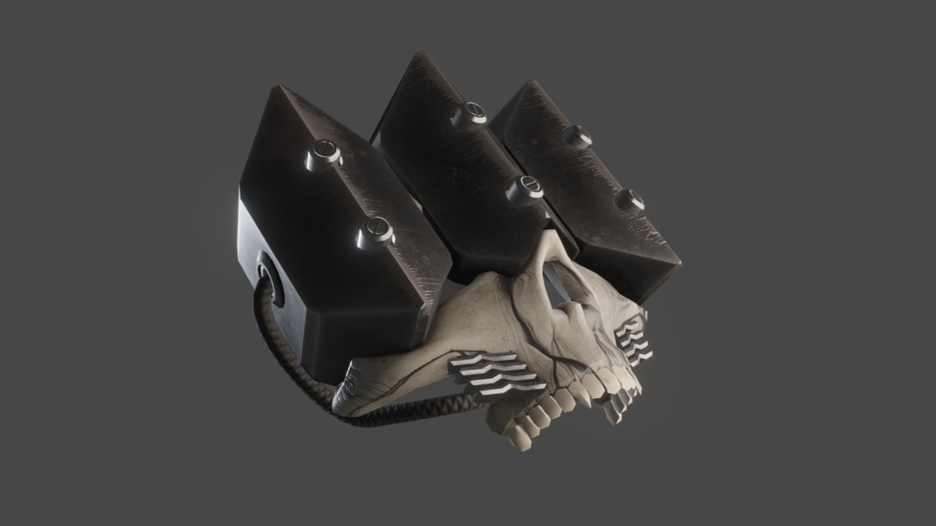 Wasteland Mask - FBX. blend. Unitypackage