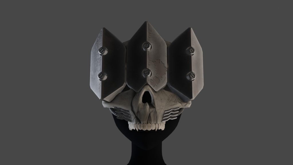 Wasteland Mask - FBX. blend. Unitypackage