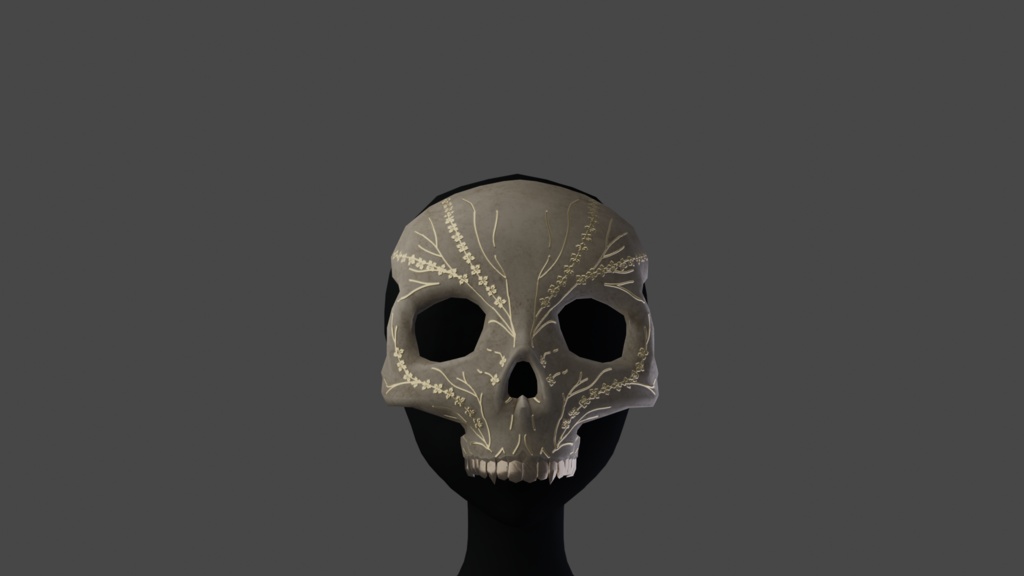 Ornate Skull - FBX. blend. Unitypackage