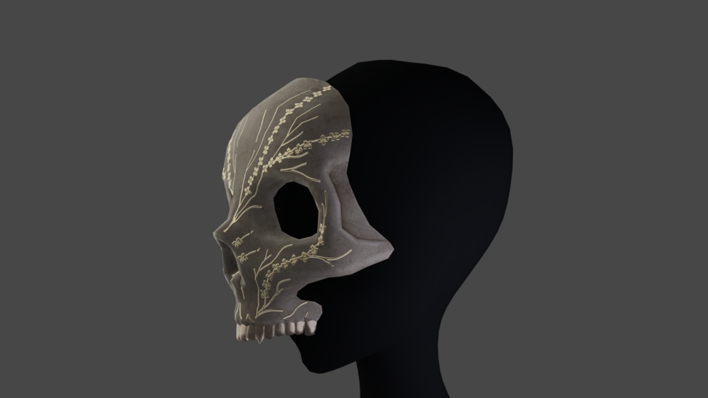 Ornate Skull - FBX. blend. Unitypackage
