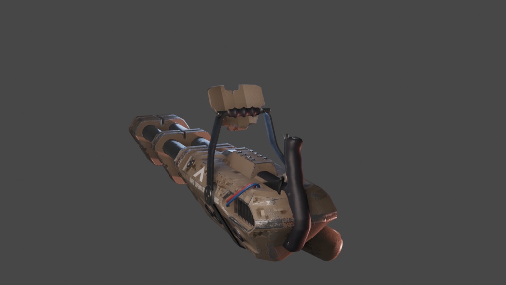 Launcher weapons! - FBX. blend. Unitypackage