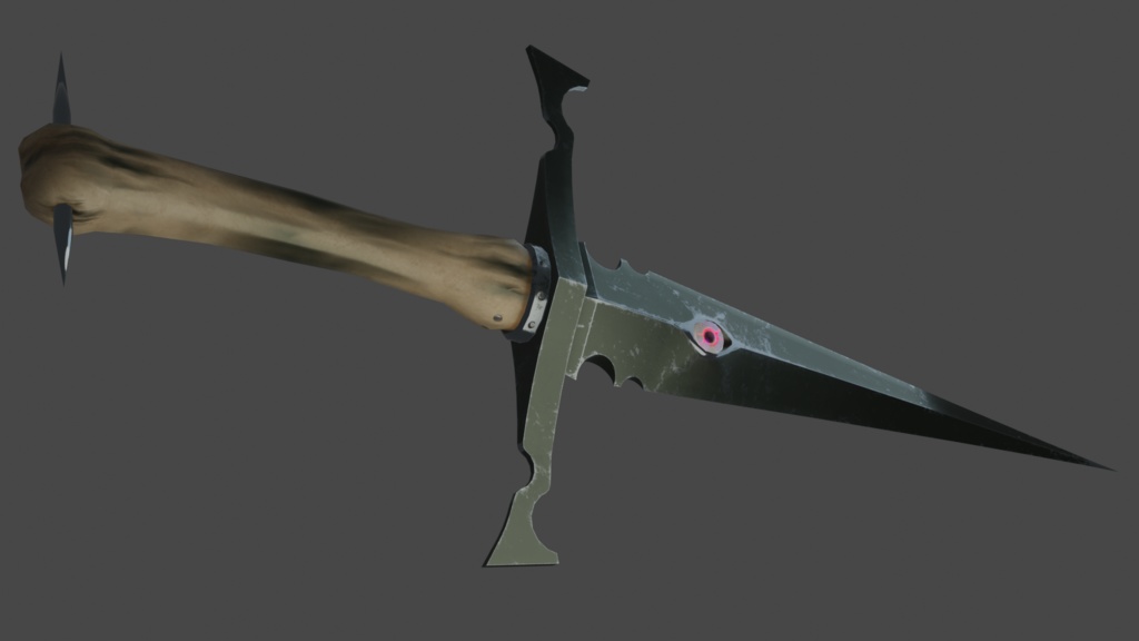 Bone dagger - .FBX, /BLEND, UNITYPACKAGE