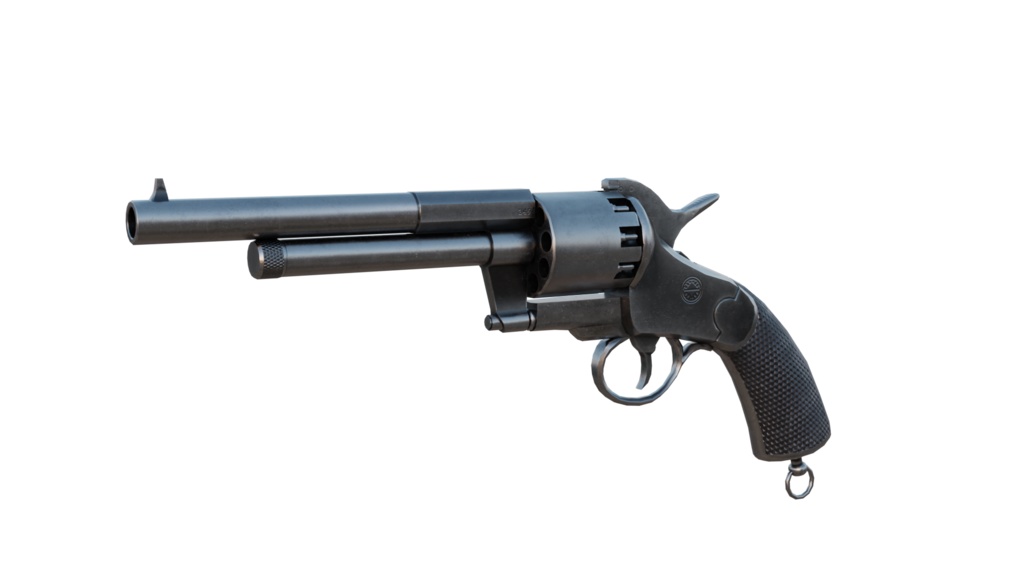 Revolver /w animations - .FBX, .BLEND, UNITYPACKAGE