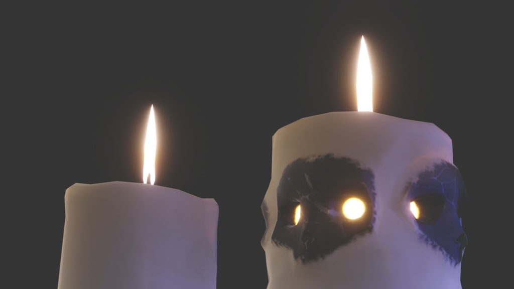 SpooOOOOOKY candles! - .FBX, .BLEND, UNITYPACKAGE files