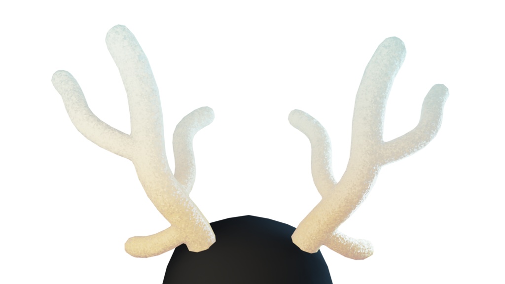 Soft Fuzzy Horns - .FBX, .BLEND, UNITYPACKAGE FILES