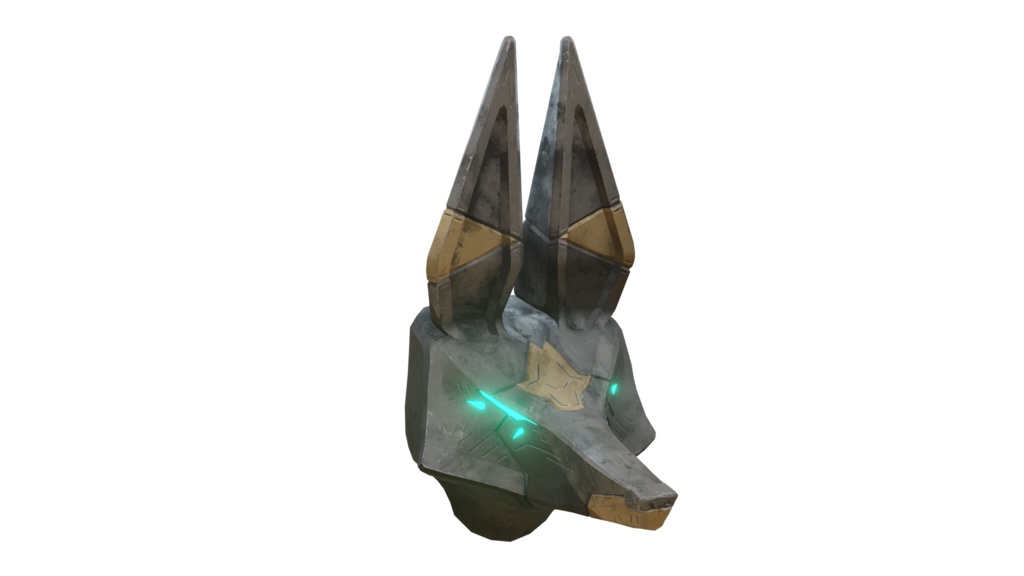Anubis Mask - .FBX, .blend, unitypackage