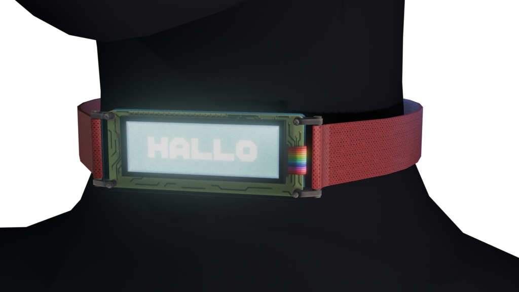Screen Collar - .FBX, .blend, .unitypackage