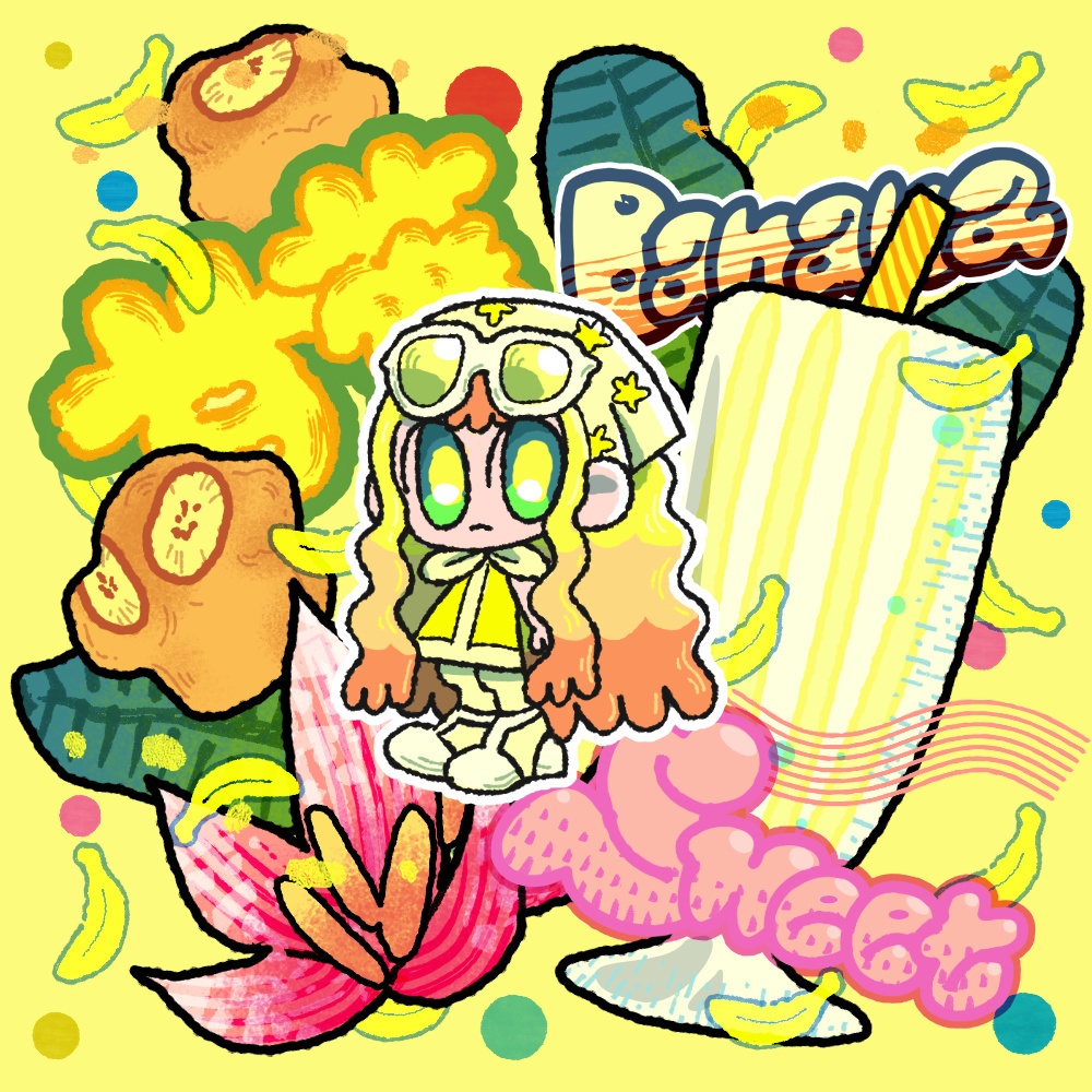 ばななガールちゃんTシャツ