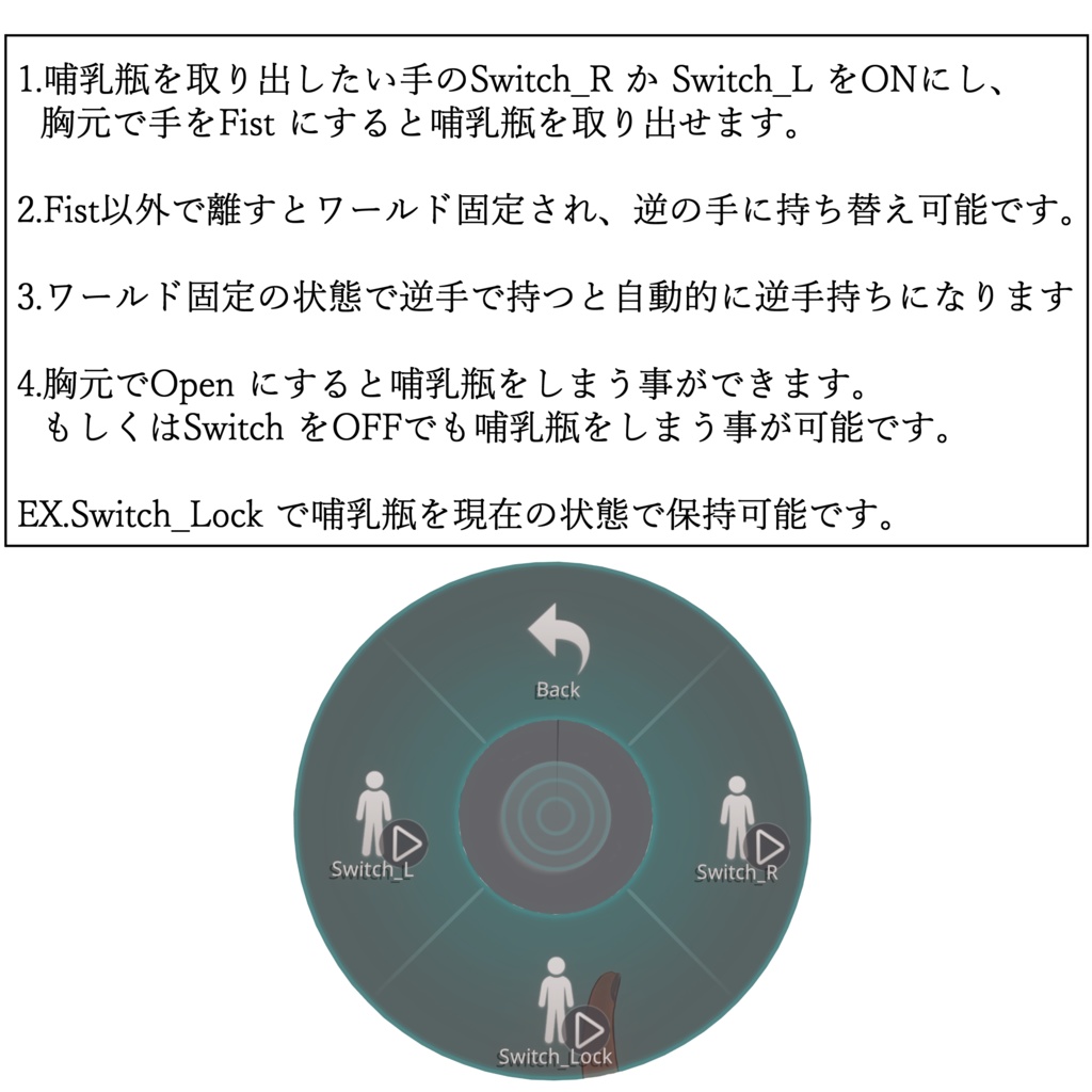 【MA対応】産地直送!?哺乳瓶ギミック