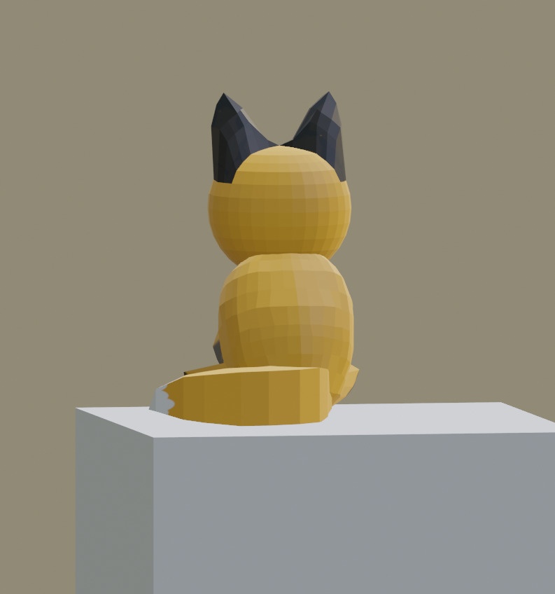 狐さんの置き物