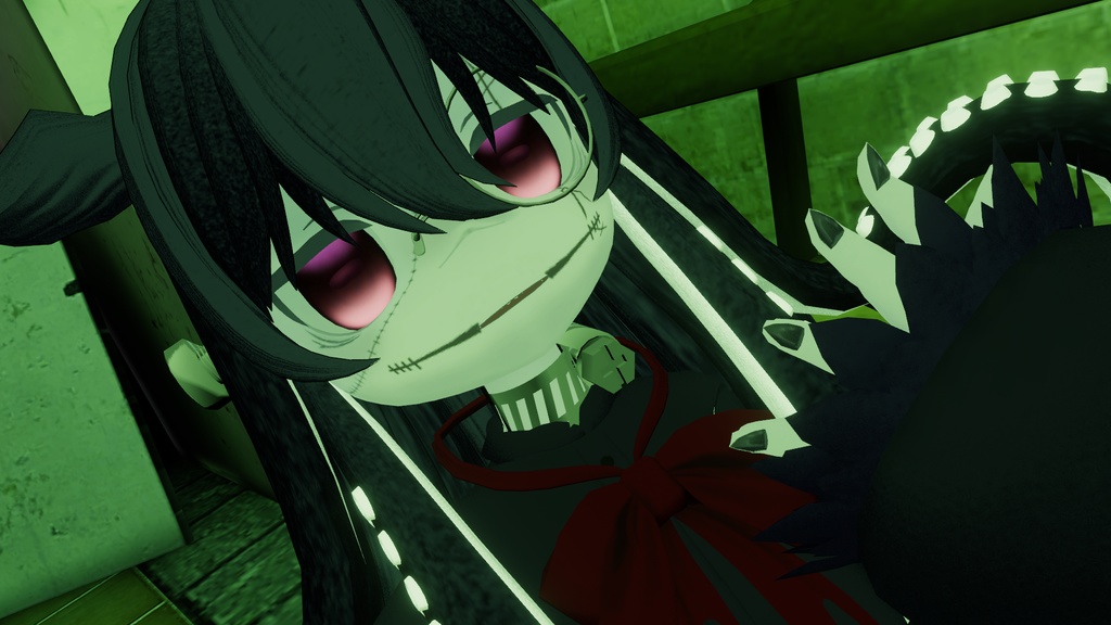 【Type:タコナカ対応】アンデッド風全身メイクテクスチャ