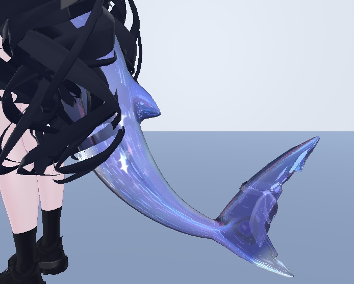 「rurune」-ルルネ- 専用 水泡パーティクル付き //Soap Bubble Tail with Bubble Particle//