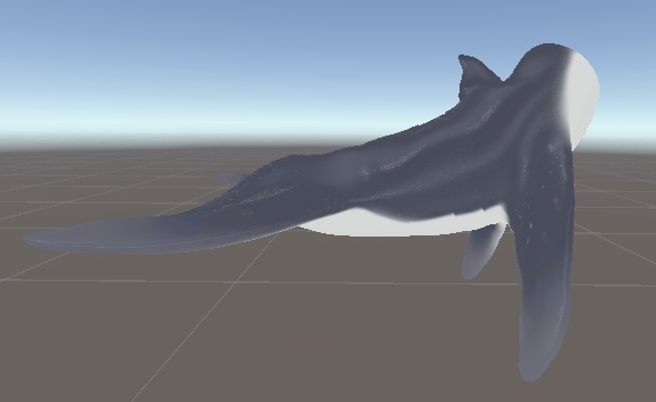 鼎式 鯨尾 whale-tail「マヌカ」,「rurune」ルルネ対応 physbone設定済み