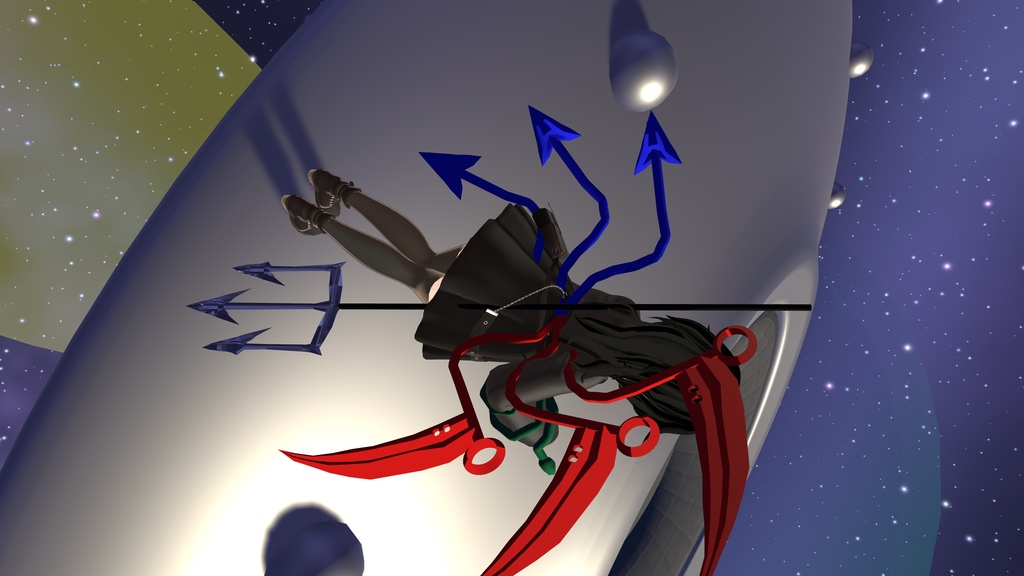 正体を判らなくする程度の装備セット「マヌカ」,「rurune」ルルネ対応 physbone設定済み