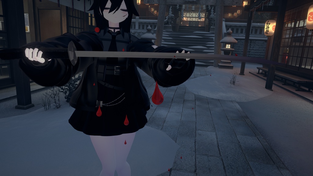 blood-blade-system 刀剣流血ギミック