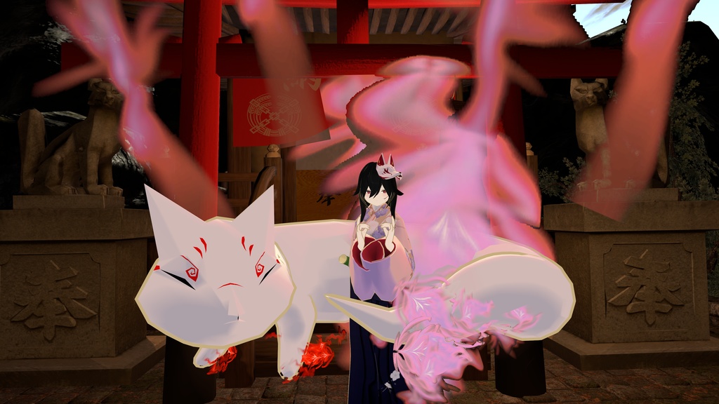 【VRC想定】召喚獣 管狐【MA対応】