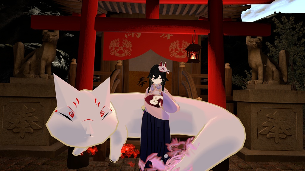 【VRC想定】召喚獣 管狐【MA対応】