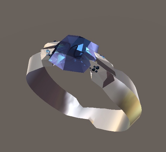 【VRC想定指輪モデル】十二星座×誕生石 zodiac-gem-ring