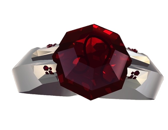 【VRC想定指輪モデル】十二星座×誕生石 zodiac-gem-ring