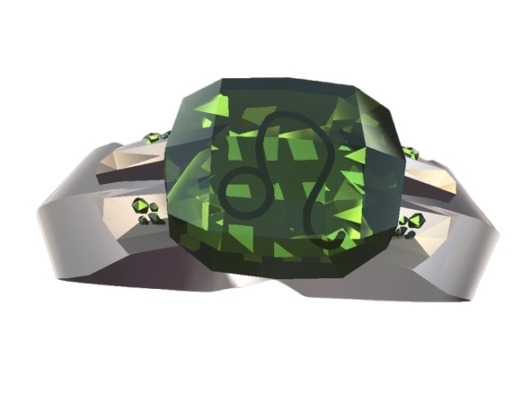 【VRC想定指輪モデル】十二星座×誕生石 zodiac-gem-ring