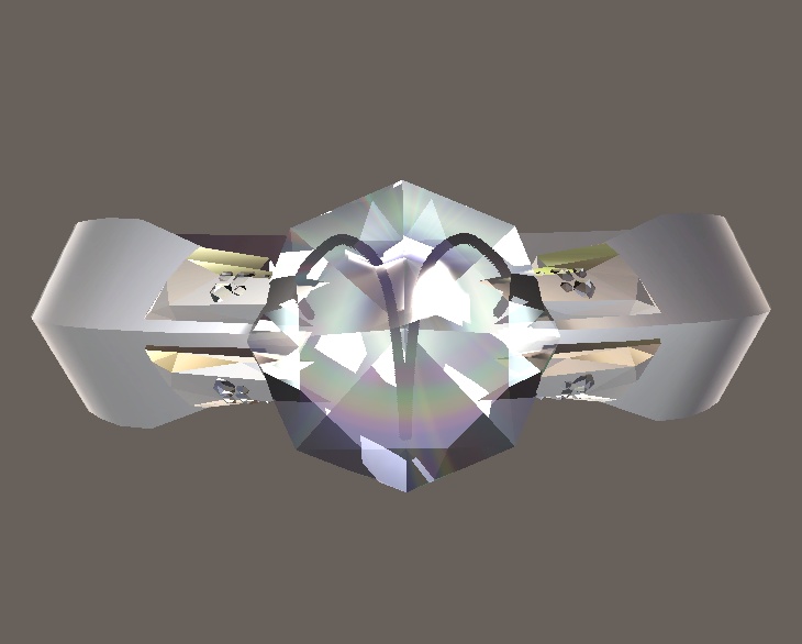 【VRC想定指輪モデル】十二星座×誕生石 zodiac-gem-ring