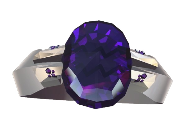 【VRC想定指輪モデル】十二星座×誕生石 zodiac-gem-ring