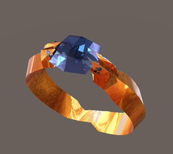 【VRC想定指輪モデル】十二星座×誕生石 zodiac-gem-ring