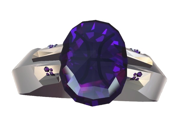 【VRC想定指輪モデル】十二星座×誕生石 zodiac-gem-ring