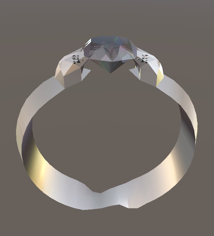 【VRC想定指輪モデル】十二星座×誕生石 zodiac-gem-ring