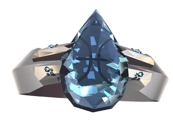 【VRC想定指輪モデル】十二星座×誕生石 zodiac-gem-ring