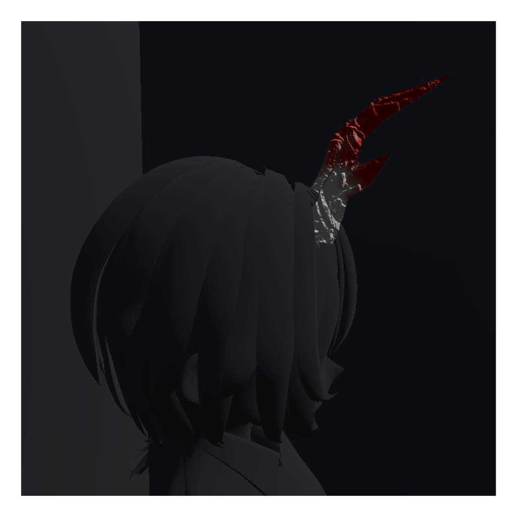 【VRC想定】鬼竜角