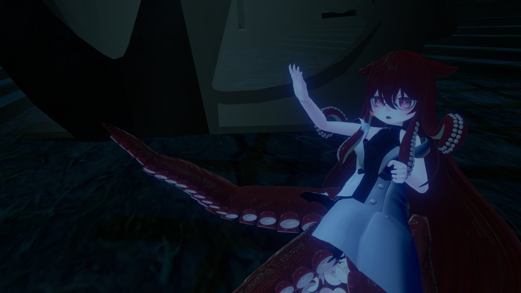 蛸腕【義肢orサブアーム想定】&蛸脚【スキュラ改変用】多分全アバター対応