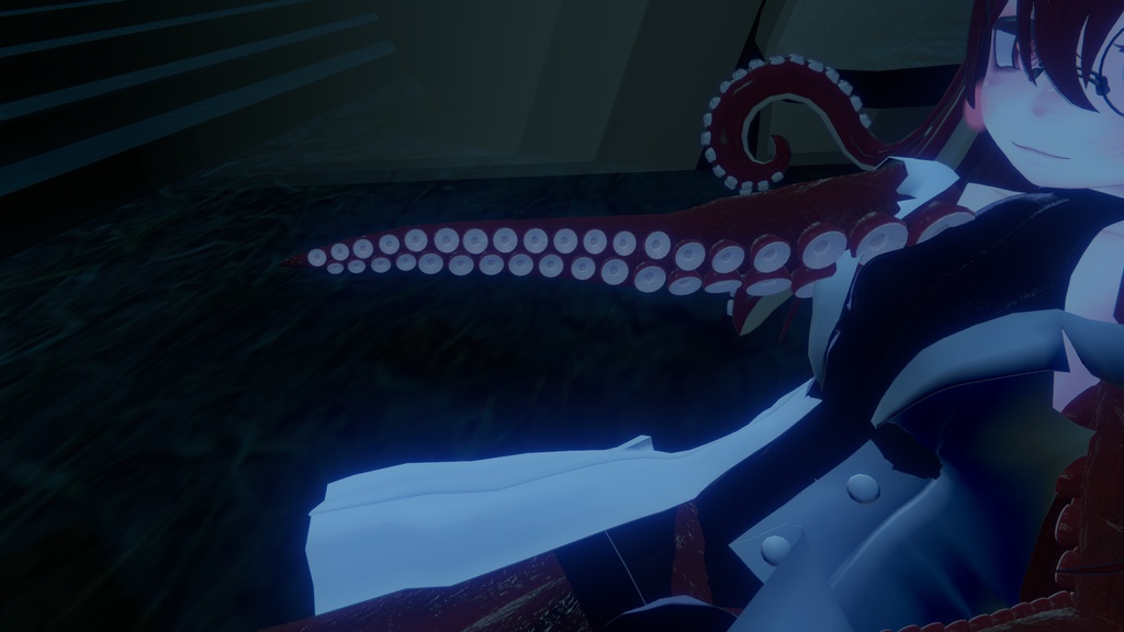 蛸腕【義肢orサブアーム想定】&蛸脚【スキュラ改変用】多分全アバター対応