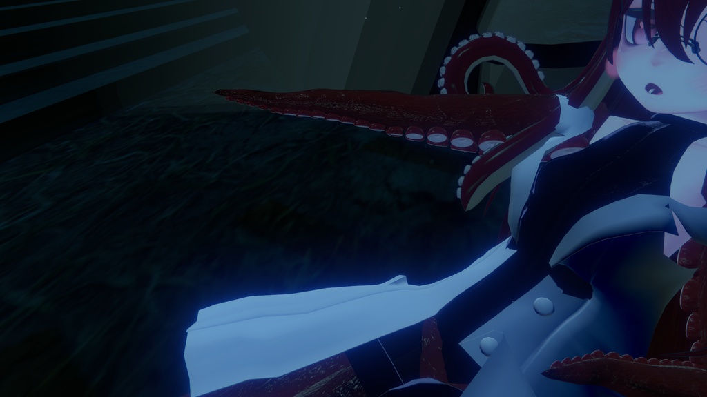 蛸腕【義肢orサブアーム想定】&蛸脚【スキュラ改変用】多分全アバター対応