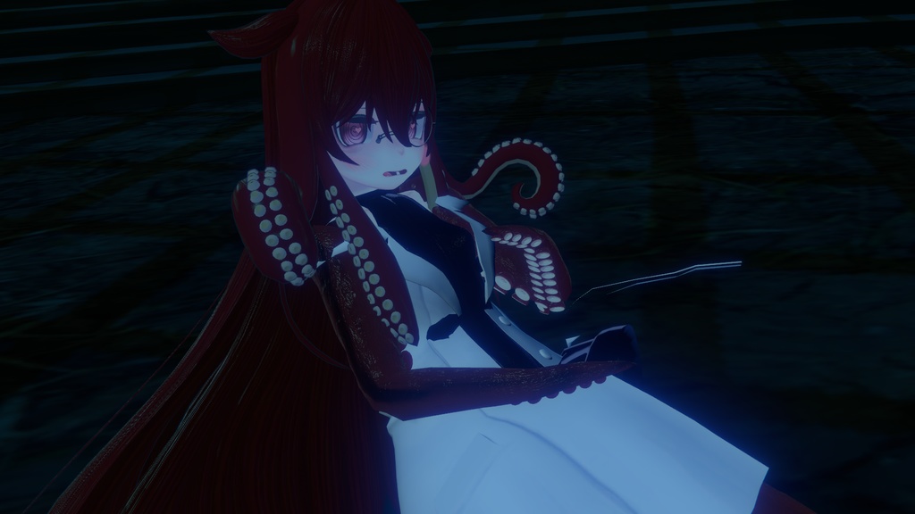 蛸腕【義肢orサブアーム想定】&蛸脚【スキュラ改変用】多分全アバター対応