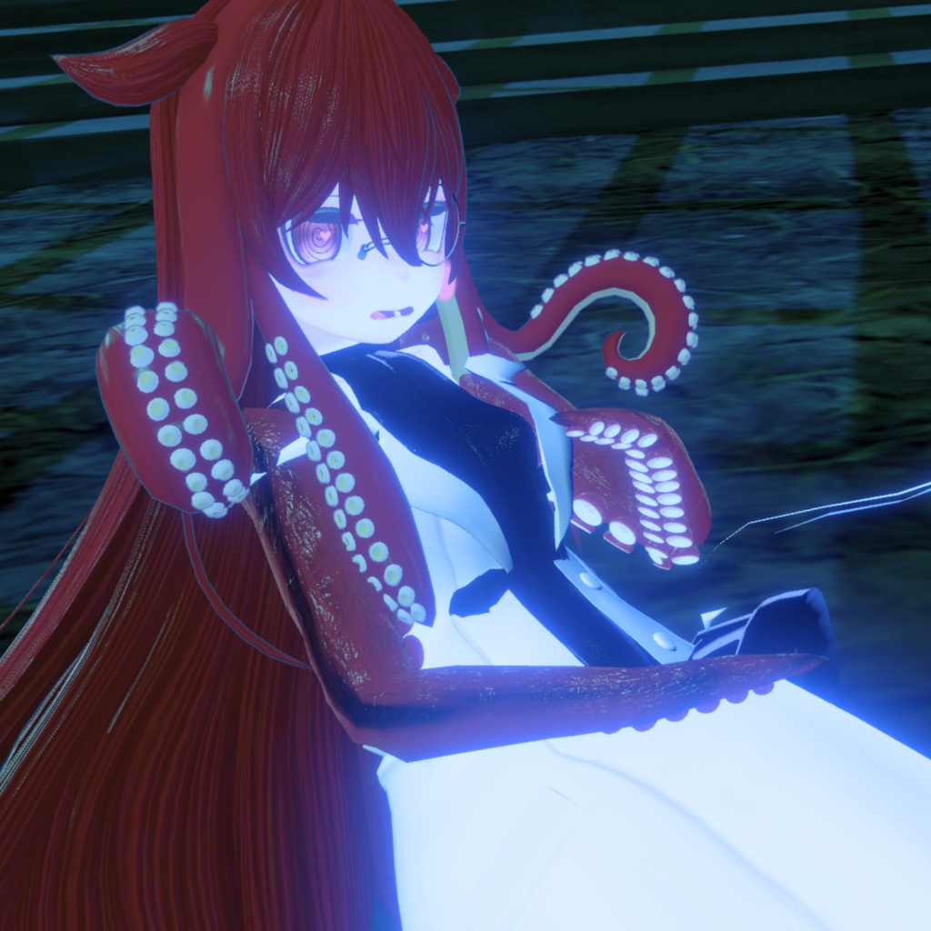 蛸腕【義肢orサブアーム想定】&蛸脚【スキュラ改変用】多分全アバター対応